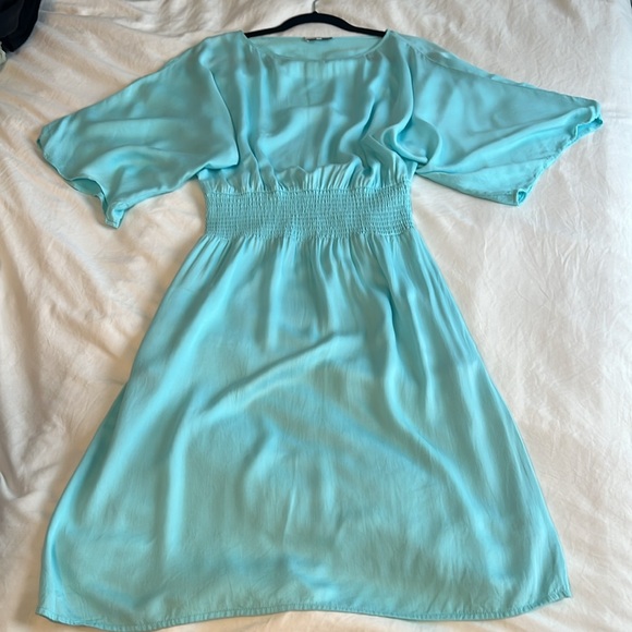Babaton teal xs smocked dress - Picture 7 of 7